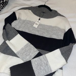 Stripped express sweatshirt NWT